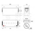 Akumulator DEEP CYCLE do instalacji PV oraz UPS 12V 160Ah bezobsługowy (śruba M8) VOLT VPRO SOLAR