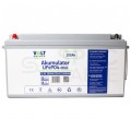 Akumulator LiFePO4 (litowo-żelazowo-fosforanowy) 12,8V 200Ah (150A) bezobsługowy + BMS VOLT