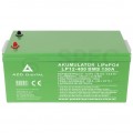 Akumulator LiFePO4 (litowo-żelazowo-fosforanowy) 12V 400Ah (150A) mata grzewcza + Bluetooth + BMS AZO
