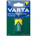 Akumulator Ni-MH 6F22 9V 200mAh (Ready 2 Use) VARTA Recharge Accu Power BLISTER 1szt.