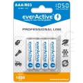 Akumulator Ni-MH R03 AAA 1050mAh 1,2V (Ready 2 Use) everActive Professional Line BLISTER 4szt.