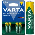 Akumulator Ni-MH R03 AAA 800mAh 1,2V (Ready 2 Use) VARTA Recharge Accu Power BLISTER 4szt.