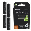 Akumulator Ni-MH R03 AAA 930mAh 1,2V (Ready 2 Use) Panasonic Eneloop Pro BLISTER 4szt.