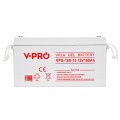 Akumulator żelowy GEL do instalacji PV oraz UPS 12V 160Ah bezobsługowy (śruba M8) VOLT VPRO Premium