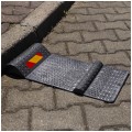 Asystent parkowania Ogranicznik podłogowy do kół 14"-20" gumowy Odbojnik do garażu