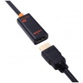 AUDA CableTime Adapter mini DisplayPort -> HDMI 4K@30 (wtyk / gniazdo) czarny 23cm