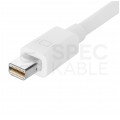 AUDA CableTime Adapter mini DisplayPort -> HDMI + SVGA (D-Sub 15-pin) + DVI-I (24+5pin) Full HD (wtyk / 3x gniazdo)