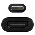 AUDA CableTime Adapter USB 3.1 typ-C -> HDMI 4K@30 (wtyk / gniazdo) szary 15cm