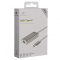 AUDA CableTime Adapter USB 3.1 typ-C -> mini DisplayPort 4K@60 (wtyk / gniazdo) srebrny 15cm