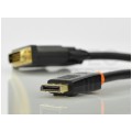 AUDA CableTime Kabel DisplayPort 1.2 / DVI-D Single Link FHD@60 (wtyk / wtyk) czarny 1,8m