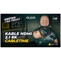AUDA CableTime Kabel HDMI 2.1 8K Ultra High Speed CERTYFIKOWANY 8K@60 4K@120 1m