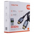 AUDA CableTime Kabel HDMI 2.1 8K Ultra High Speed CERTYFIKOWANY 8K@60 4K@120 2m