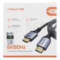 AUDA CableTime Kabel HDMI 2.1 8K Ultra High Speed CERTYFIKOWANY 8K@60 4K@120 3m