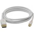 AUDA CableTime Kabel mini DisplayPort 1.2 / DisplayPort 4K@60 (wtyk / wtyk) 2m