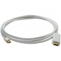 AUDA CableTime Kabel mini Displayport 1.2 / HDMI 4K@30 (wtyk / wtyk) biały 3m