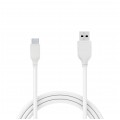 AUDA CableTime Kabel USB 2.0 typ-C / A (wtyk / wtyk) Quick Charge 3.0 3A biały 1m