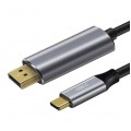 AUDA CableTime Kabel USB 3.1 typ-C / DisplayPort 1.3 4K@60 (wtyk / wtyk) 1,8m