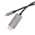 AUDA CableTime Kabel USB 3.1 typ-C / HDMI 2.0 4K@60 (wtyk / wtyk) 1,8m