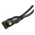 AUDA Home Przedłużacz HDMI 1.4 Full HD 4K@24 (wtyk / gniazdo) 2m