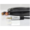 AUDA Optimum Kabel Audio AUX mini Jack 3,5mm Stereo (wtyk) / 2x RCA Cinch (wtyk) 5m
