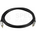 AUDA Optimum Kabel Audio AUX mini Jack 3,5mm Stereo (wtyk / wtyk) 1,5m