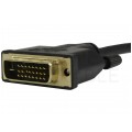 AUDA Optimum Kabel DVI-D Single Link / HDMI 1.4 FHD@60 (wtyk / wtyk) 10m