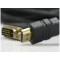 AUDA Optimum Kabel DVI-D Single Link / HDMI 1.4 FHD@60 (wtyk / wtyk) 3m