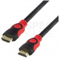 AUDA Optimum Kabel HDMI 1.4 High Speed Full HD 4K@24 czerwono-czarny 10m
