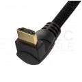 AUDA Optimum Kabel HDMI 1.4 High Speed Full HD 4K@24 kątowy 270° 3m