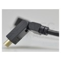 AUDA Optimum Kabel HDMI 1.4 High Speed Full HD 4K@24 kątowy regulowany 180° 1,5m