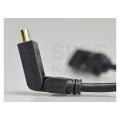 AUDA Optimum Kabel HDMI 1.4 High Speed Full HD 4K@24 kątowy regulowany 180° 1,5m