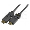 AUDA Optimum Kabel HDMI 1.4 High Speed Full HD 4K@24 kątowy regulowany 180° 3m