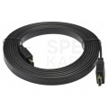 AUDA Optimum Kabel HDMI 1.4 High Speed Full HD 4K@24 płaski 7,5m