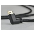 AUDA Optimum Kabel HDMI 1.4 High Speed Full HD 4K@24 z wtykiem kątowym płaskim 7,5m