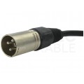 AUDA Optimum Kabel mikrofonowy przedłużacz XLR (wtyk / gniazdo) Cannon 15m