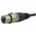 AUDA Optimum Kabel mikrofonowy przedłużacz XLR (wtyk / gniazdo) Cannon 15m