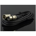 AUDA Optimum Kabel mikrofonowy przedłużacz XLR (wtyk / gniazdo) Cannon 3m