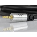 AUDA Optimum Przedłużacz Audio AUX mini Jack 3,5mm Stereo (wtyk / gniazdo) 3m