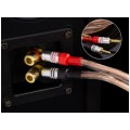 AUDA Premium Bass Komplet 2x Kabel głośnikowy 2x1,5mm2 OFC wtyki bananowe 3m
