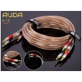 AUDA Premium Bass Komplet 2x Kabel głośnikowy 2x1,5mm2 OFC wtyki bananowe 3m