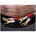 AUDA Premium Bass Komplet 2x Kabel głośnikowy 2x1,5mm2 OFC wtyki widełkowe 3m