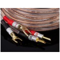 AUDA Premium Bass Komplet 2x Kabel głośnikowy 2x1,5mm2 OFC wtyki widełkowo bananowe 3m