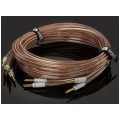 AUDA Premium Bass Komplet 2x Kabel głośnikowy 2x2,5mm2 OFC wtyki bananowe 3m