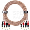 AUDA Premium Bass Komplet 2x Kabel głośnikowy 2x2,5mm2 OFC wtyki szpilkowe 3m