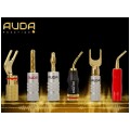 AUDA Premium Bass Komplet 2x Kabel głośnikowy 2x2,5mm2 OFC wtyki widełkowe 3m