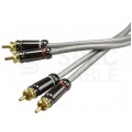 AUDA Prestige Kabel Audio 2x RCA Cinch (wtyk) / 2x RCA Cinch (wtyk) 1,5m