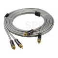 AUDA Prestige Kabel Audio 2x RCA Cinch (wtyk) / 2x RCA Cinch (wtyk) 1,5m