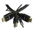 AUDA Prestige Kabel HDMI 1.4a Premium High Speed Full HD 4K@24 60m ze wzmacniaczem USB