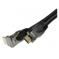 AUDA Prestige Kabel HDMI 2.0 4K Premium High Speed Ultra HD 4K@60 kątowy 270° 1m