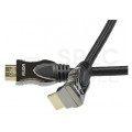 AUDA Prestige Kabel HDMI 2.0 4K Premium High Speed Ultra HD 4K@60 kątowy 270° 3m